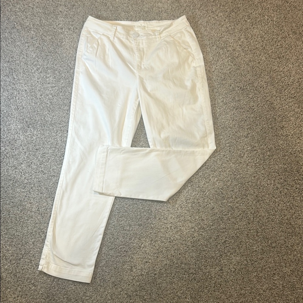 Caslon White Ankle & Cropped Jeans